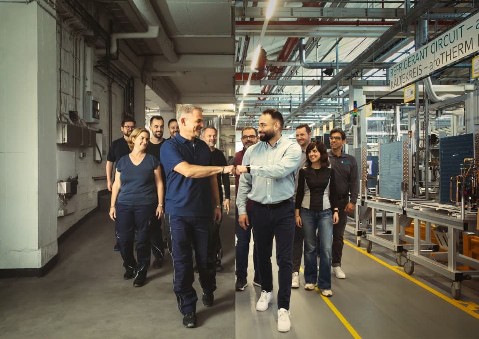Profesyonel ve Vaillant çalışanı birbirlerini yumrukladı